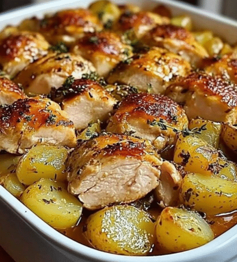 Chicken and Potato Bake Recipe