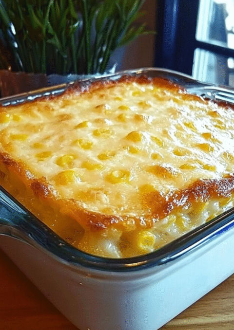 Cream Cheese Corn Casserole