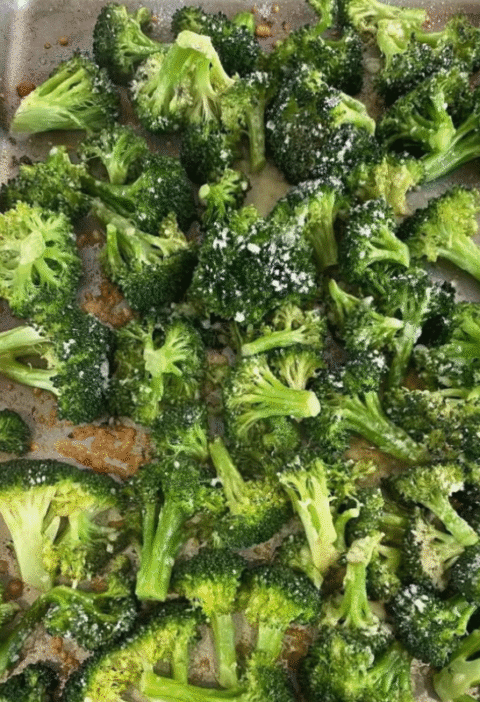 Crispy Parmesan Roasted Broccoli