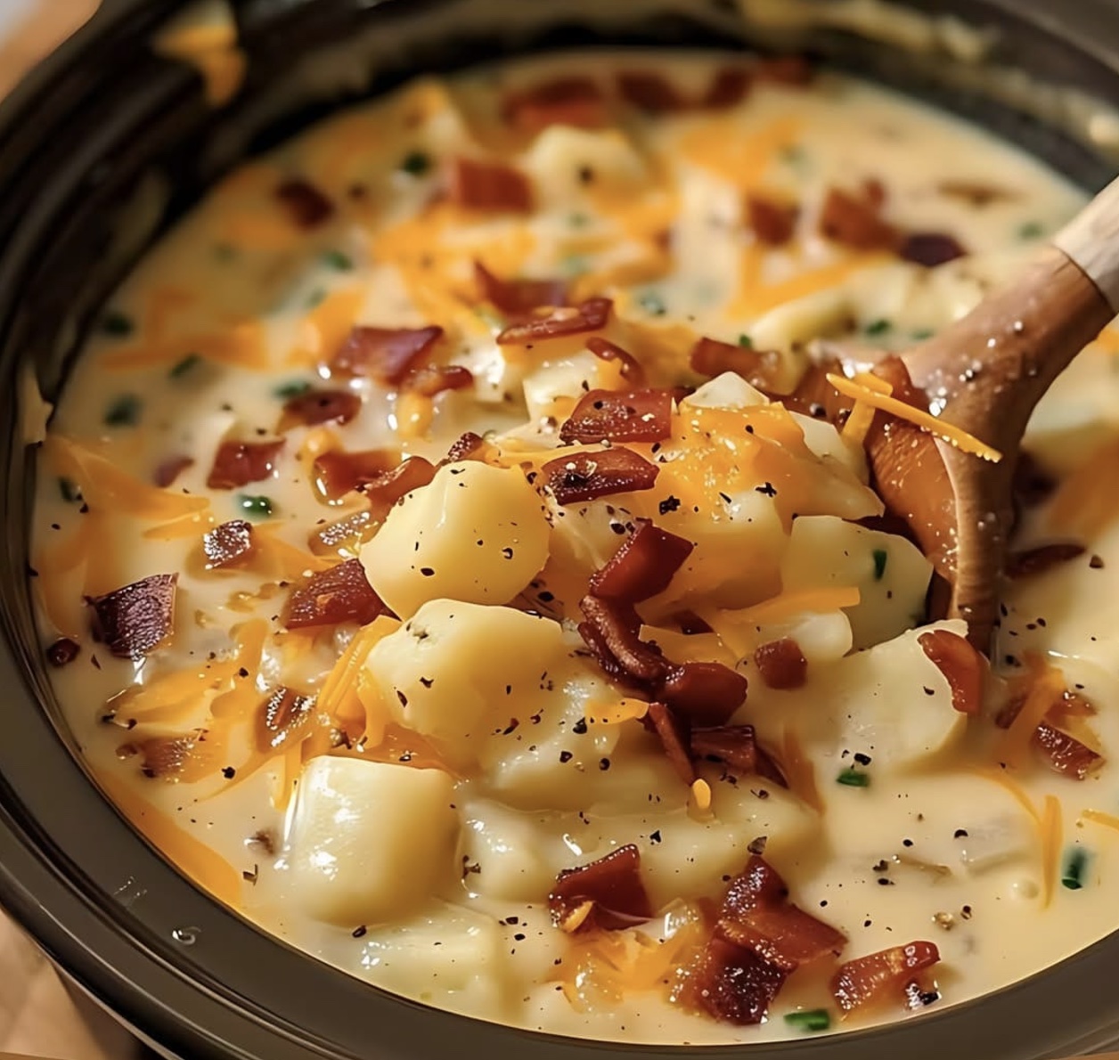 Crock Pot Crack Potato Soup