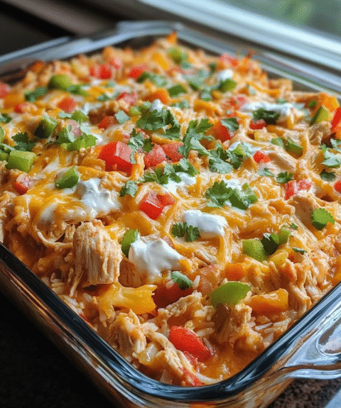 Fajita Chicken Casserole