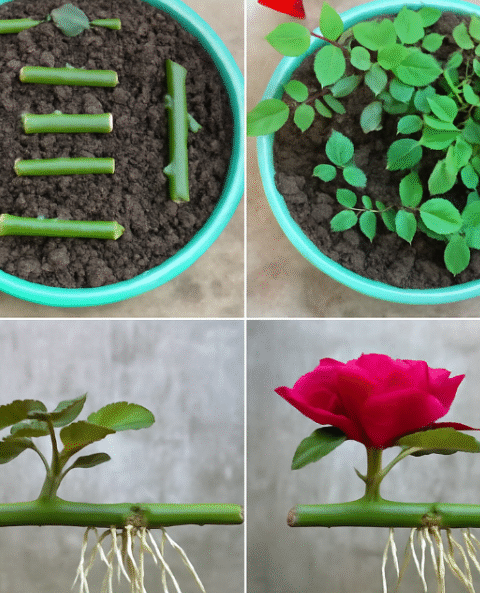 How to Propagate Roses from Cuttings