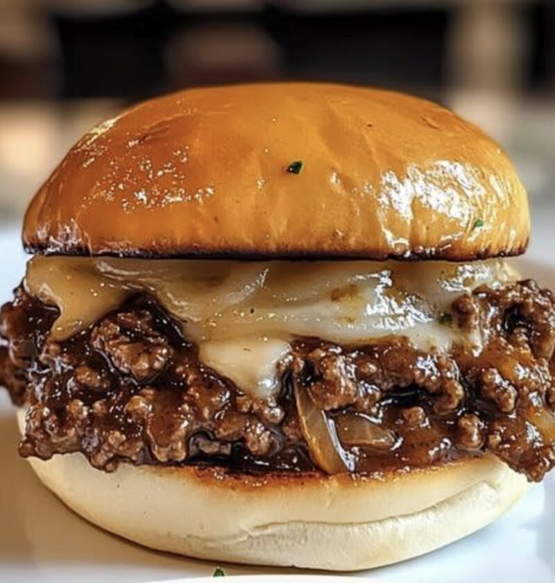 Irresistible French Onion Beef Sloppy Joes