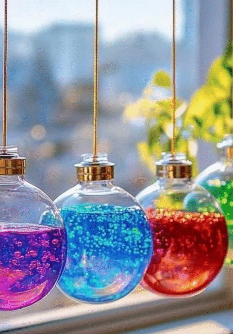 Lava Lamp Style Suncatchers