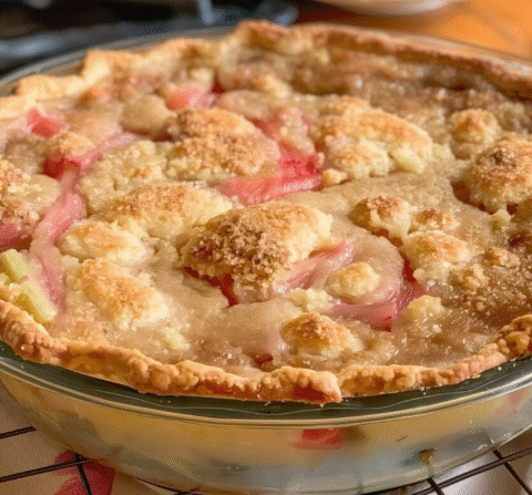 Old Fashioned Rhubarb Pie