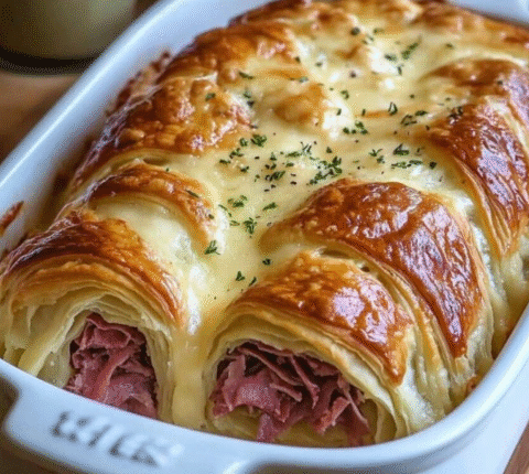 Reuben Crescent Bake