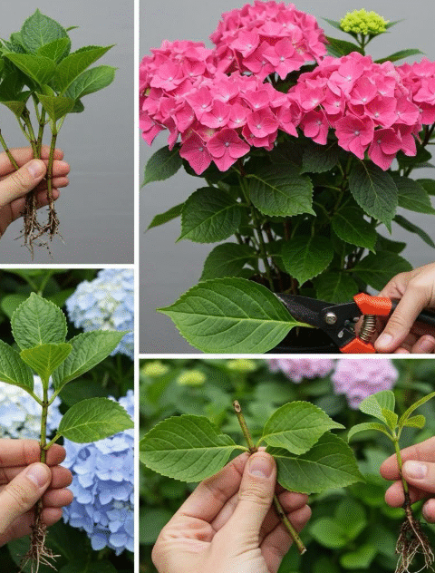 Now is the time to propagate hydrangeas – this is the easiest way