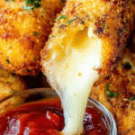 BBQ Bacon-Wrapped Mozzarella Sticks