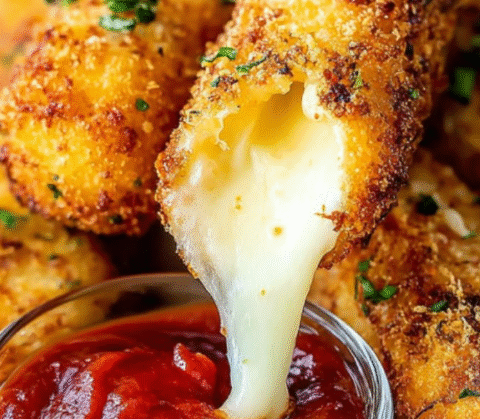 Air Fryer Mozzarella Sticks (Homemade)