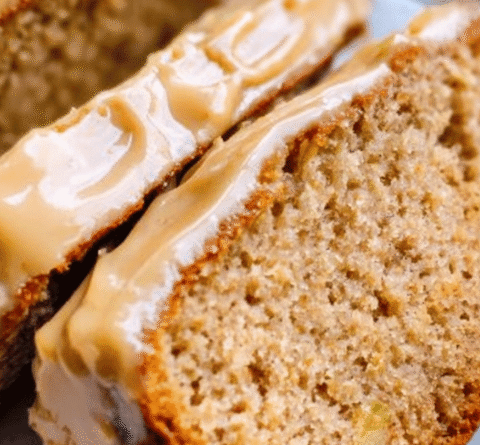 Apple Zucchini Bread with Brown Sugar Frosting