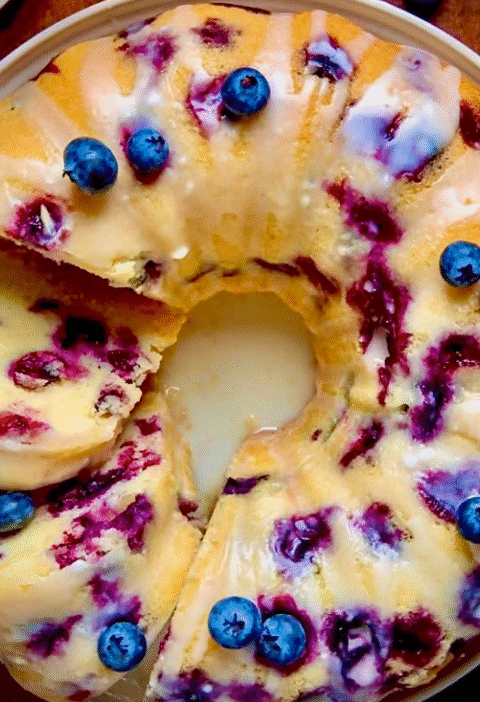 Lemon Blueberry Pound Cake