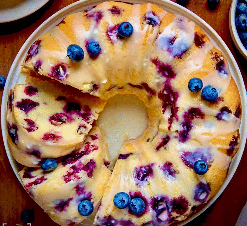 Lemon Blueberry Pound Cake