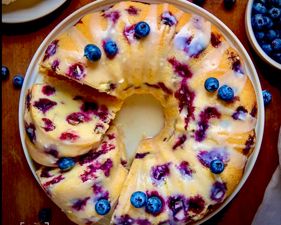 Lemon Blueberry Pound Cake