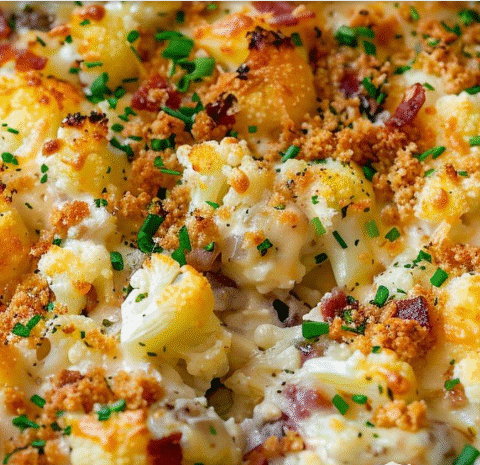 Loaded Cauliflower Casserole