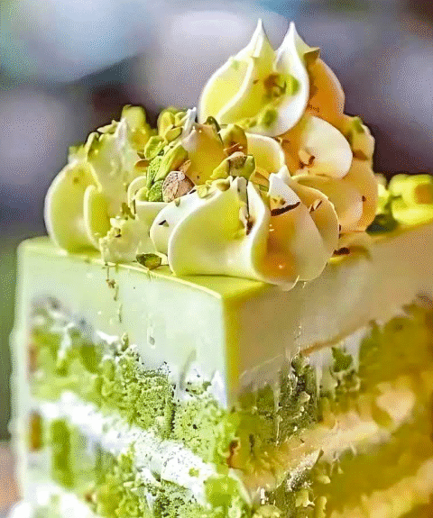 Pistachio Cream Cake