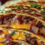Blueberry Breakfast Quesadilla