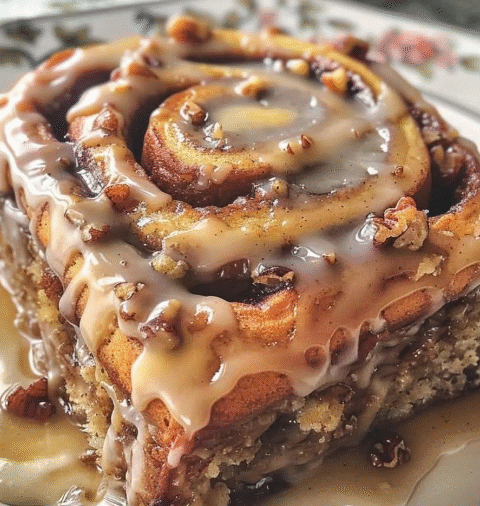 Banana Bread Cinnamon Rolls