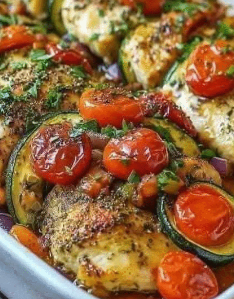 Chicken Zucchini Bake