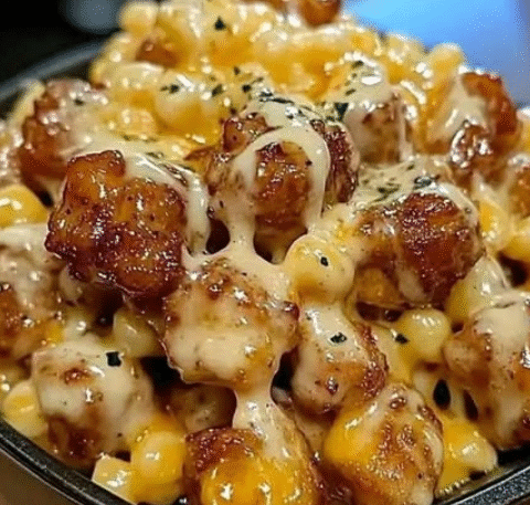 Creamy Honey Pepper Chicken Mac and Cheese Delight