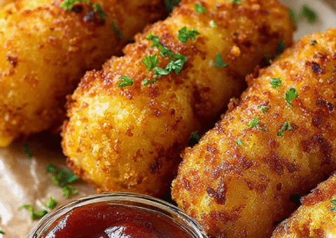 Crispy Cheesy Corn Sticks