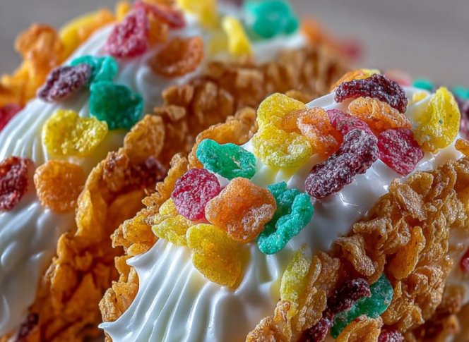 Fruity Pebbles Cheesecake Tacos Recipe