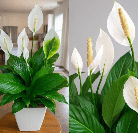 Just 1 cup makes peace lilies bloom with so many flowers (all year round)