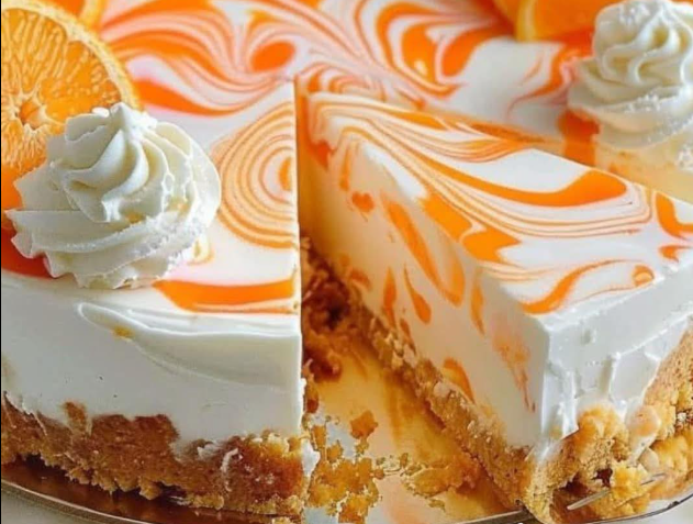 No-Bake Orange Creamsicle Cheesecake