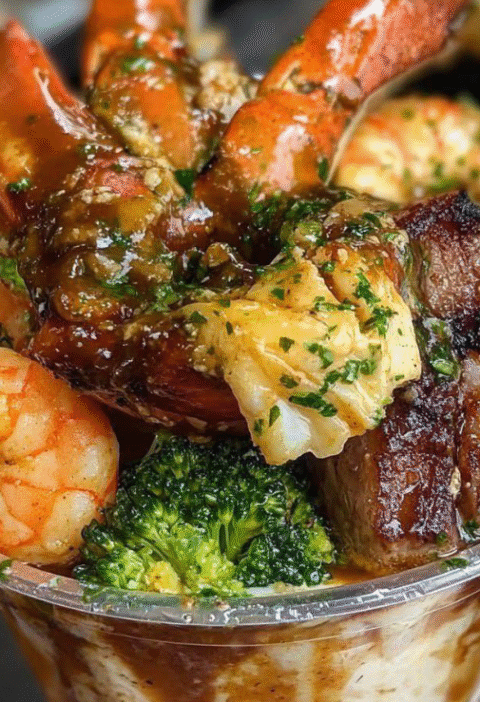 Seafood & Lamb Chop Feast Cup