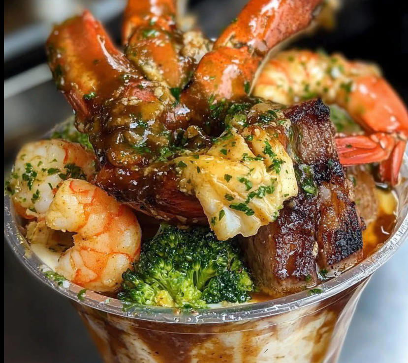 Seafood & Lamb Chop Feast Cup