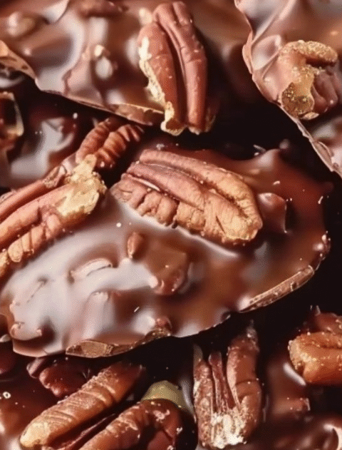 CHOCOLATE PECAN TURTLE CLUSTERS