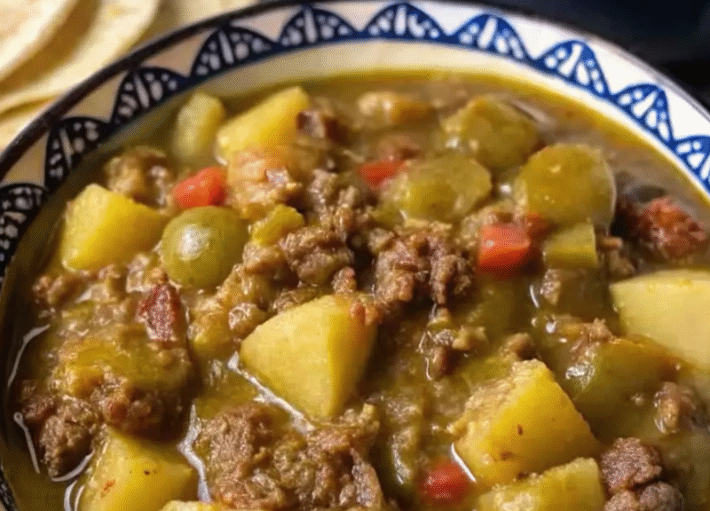 Hatch green chile picadillo