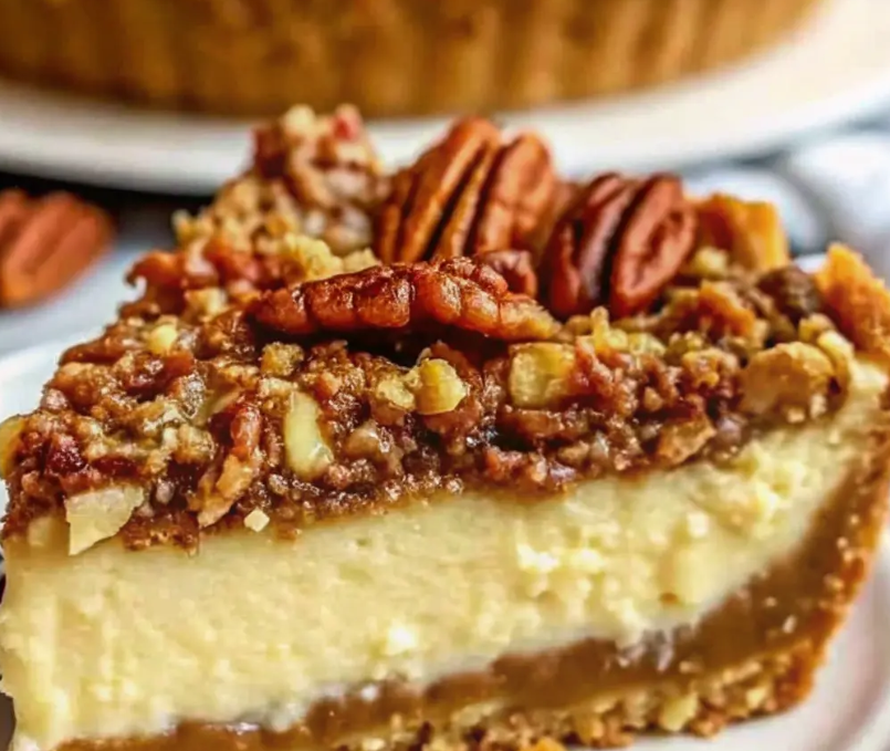 Pecan Cheesecake Squares