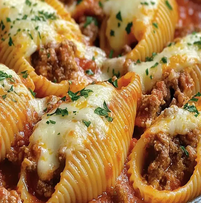 Ricotta Beef Shells Recipe