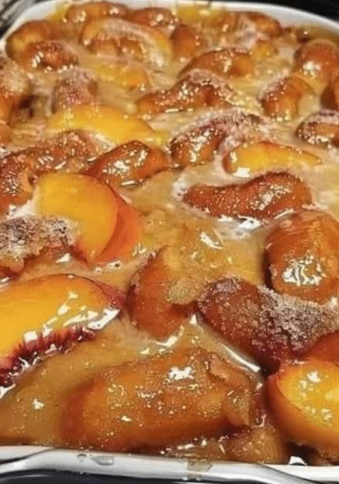 Krispy Kreme Peach Cobbler