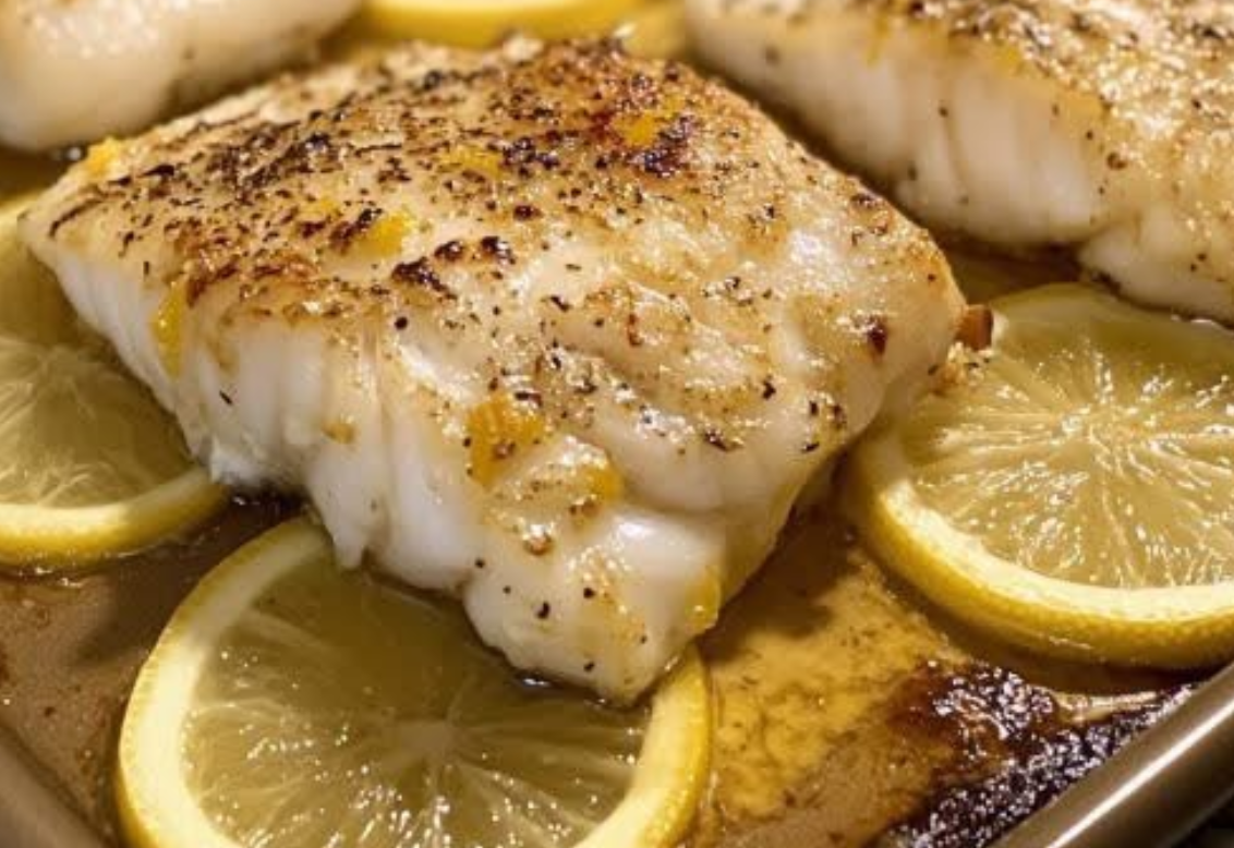 low-carb lemon butter baked