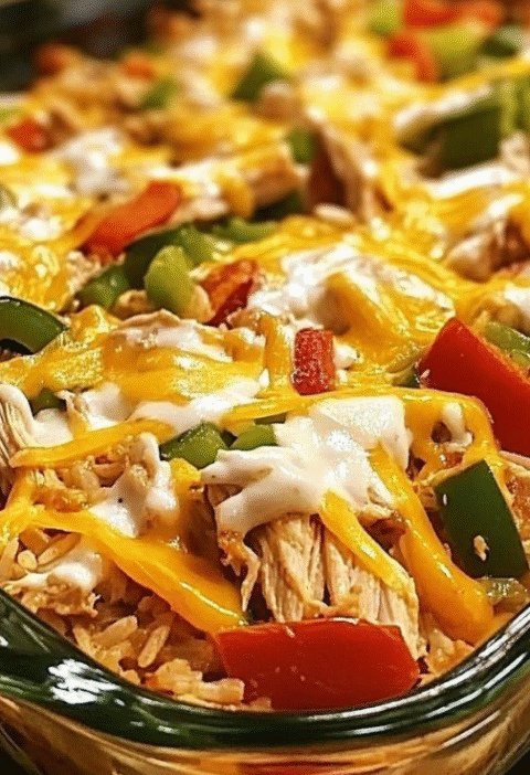 Fajita Chicken Casserole