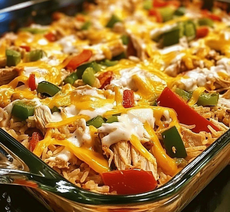 Fajita Chicken Casserole