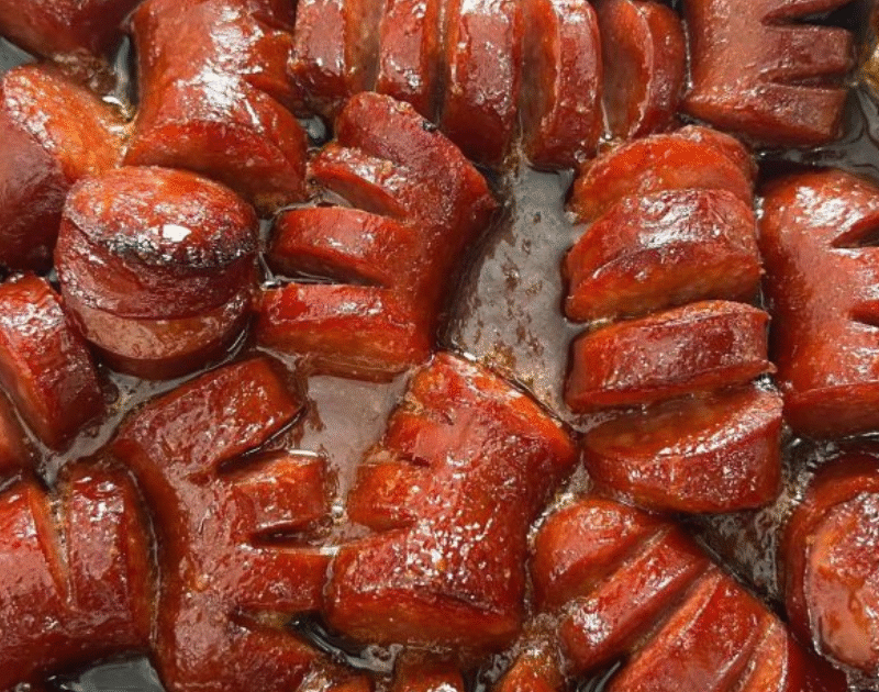 Candied Kielbasa Bites