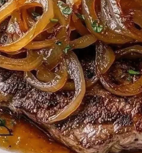 Caramelized Ribeye Steak with Creamy Mashed Potatoes
