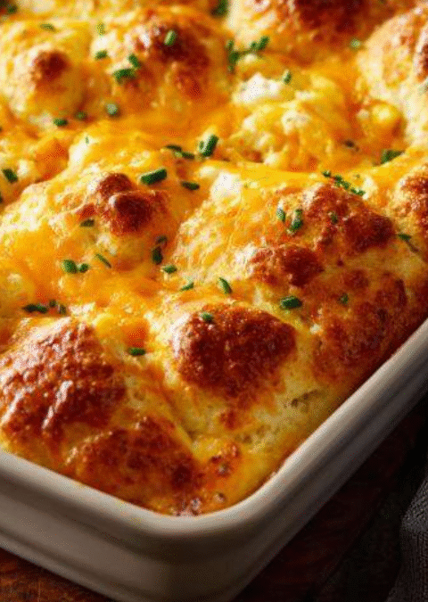 Lazy-morning hero dish—only 3 ingredients! I make it every Christmas morning, and no one ever believes how easy it is