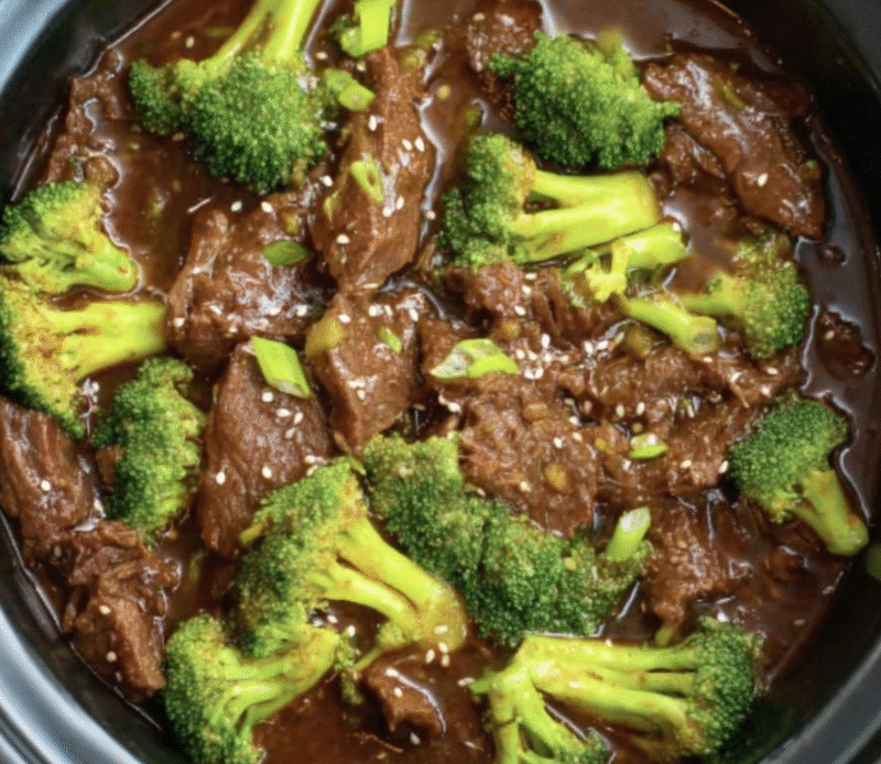 Slow Cooker Beef & Broccoli