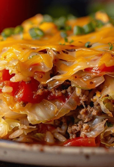 Cabbage Beef Bake