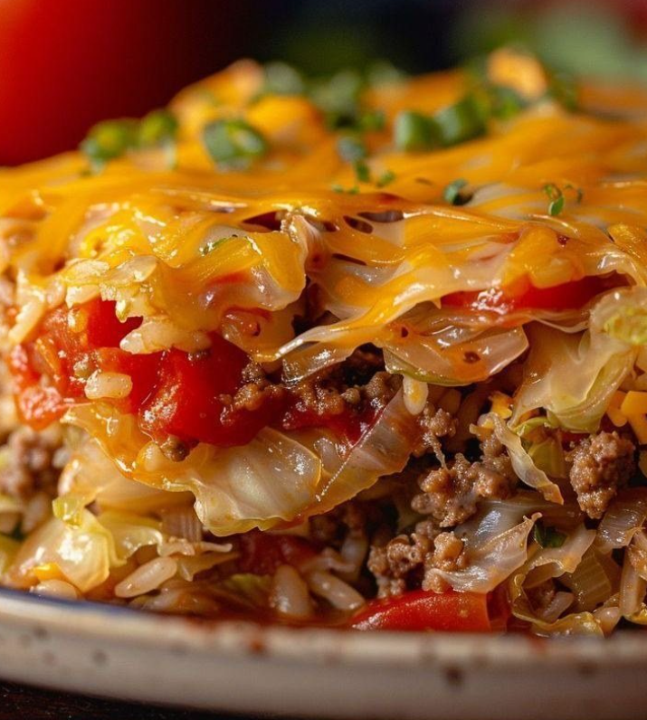Cabbage Beef Bake