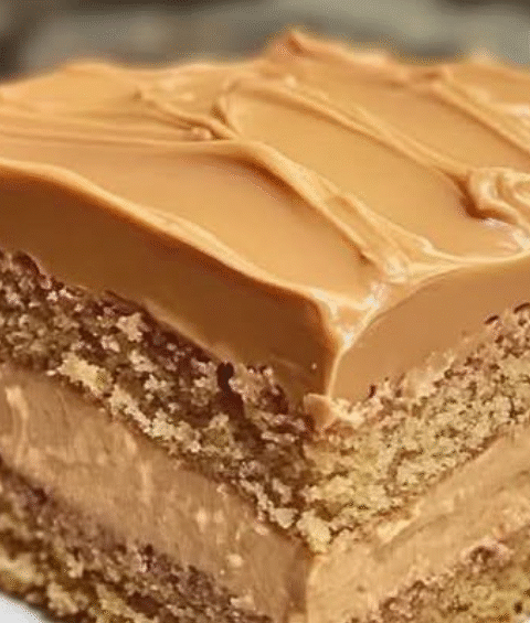 Peanut Butter Sheet Cake with Peanut Butter Frosting