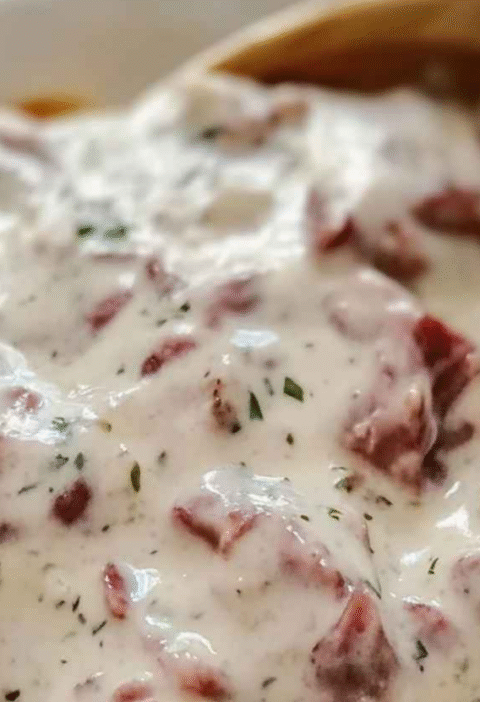 Creamed Chipped Beef on Toast