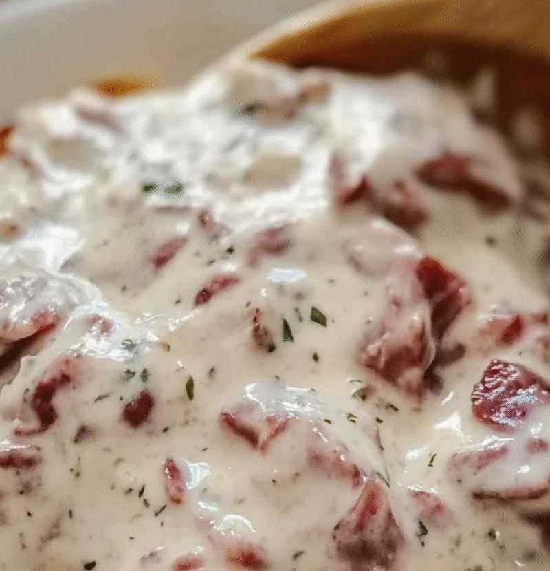 Creamed Chipped Beef on Toast