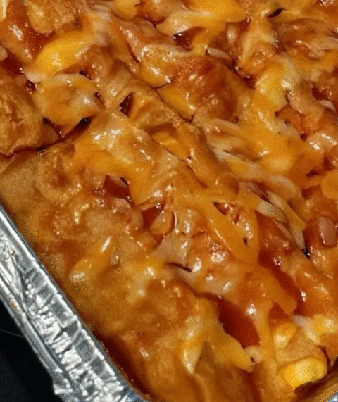 Sour Cream Chicken Enchilada Casserole