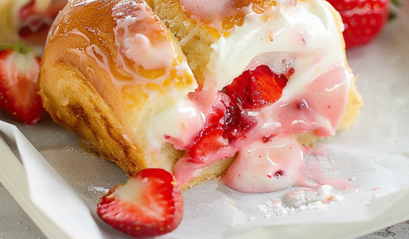 Strawberry Cream Cheese Rolls