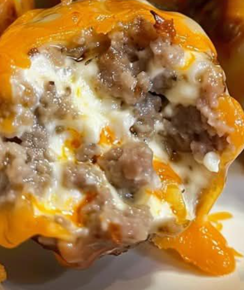 Rotel Cream Cheese Sausage Balls