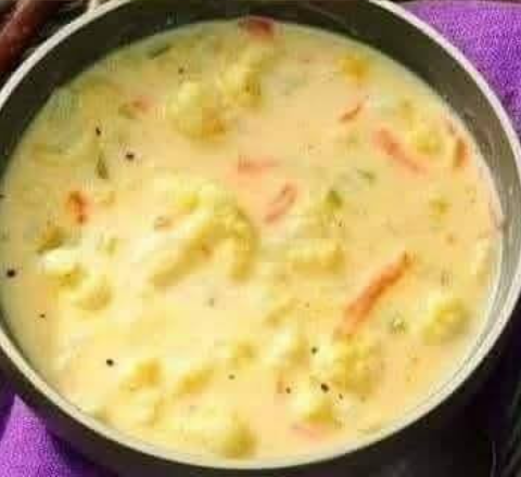 Creamy vegetable soup
